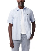 Lacoste Men's Raye Short Sleeve Button-Front Shirt