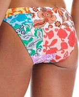 Bar Iii Women's Beachside Boheme Side-Tab Hipster Bikini Bottoms, Exclusively at Macy's