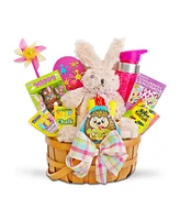 Alder Creek Gift Baskets Country Easter Basket Pink, 13 Pieces