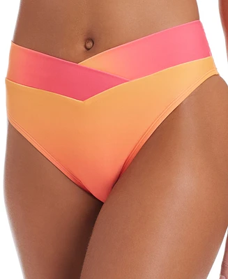 Bar Iii Women's Day Club Ombre V-Waist Bikini Bottoms, Exclusively at Macy's