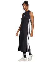 adidas Women's Cotton-Blend Sleeveless Racerback Maxi Dress