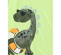 Carter's Toddler Boys Dinosaur Graphic T-Shirt & Shorts, 2 Piece Set