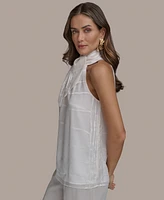 Donna Karan New York Women's Tie-Neck Halter Top
