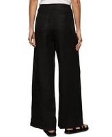 Sanctuary Women's The Linen Marine Wide-Leg Pants