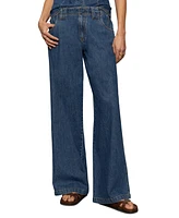 Sanctuary Women's Arden Mid Rise Wide-Leg Jeans