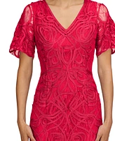 Js Collections Women's Camilla Soutache Midi Party Dress