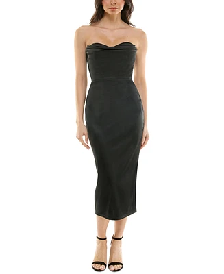 Katia Rae Women's Strapless Midi Party Dress