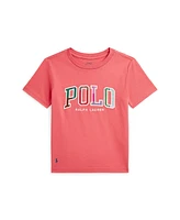 Polo Ralph Lauren Toddler and Little Boys Madras-Logo Jersey T-Shirt