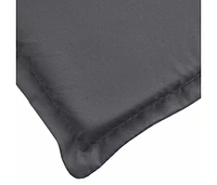 Deck Chair Cushion Anthracite (29.5"+41.3")x19.7"x1.6"