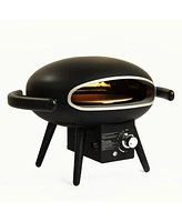 Gas Pizza Oven, Propane Outdoor Pizza Oven, Portable Pizza Oven For 12 Inch Pizzas, With Gas Hose & Regulator