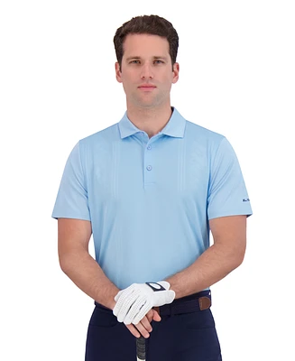 Ben Sherman Men's Golf Tonal Diamond Jacquard Sports Fit Polo Shirt