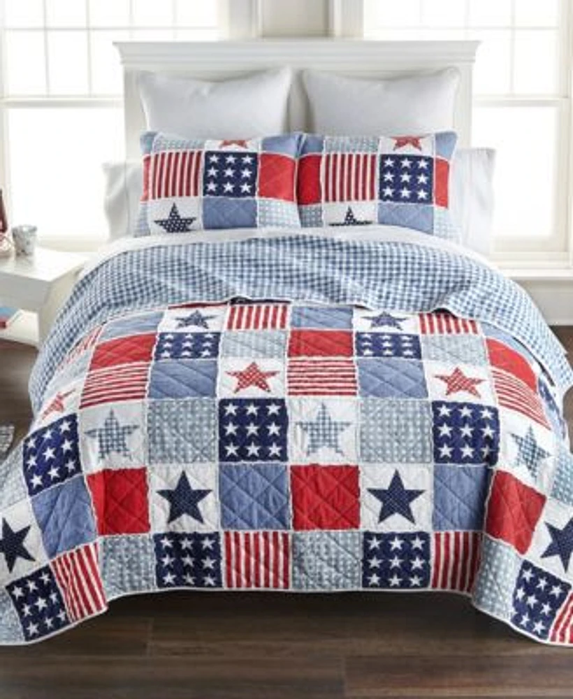 Donna Sharp Stars Stripes Americana Quilt Sets
