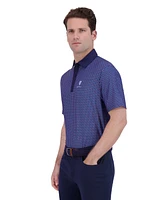 Ben Sherman Men's Golf Retro Geo Sports Fit Polo Shirt