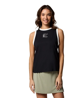 Columbia Women's Rolling Bend Graphic Ringer Tank Top
