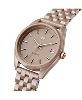 Mvmt Women's Rise Boyfriend Taupe Ceramic Bracelet Watch, 36mm