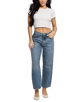 Guess Women's High-Rise Relaxed Barrel-Fit Jeans