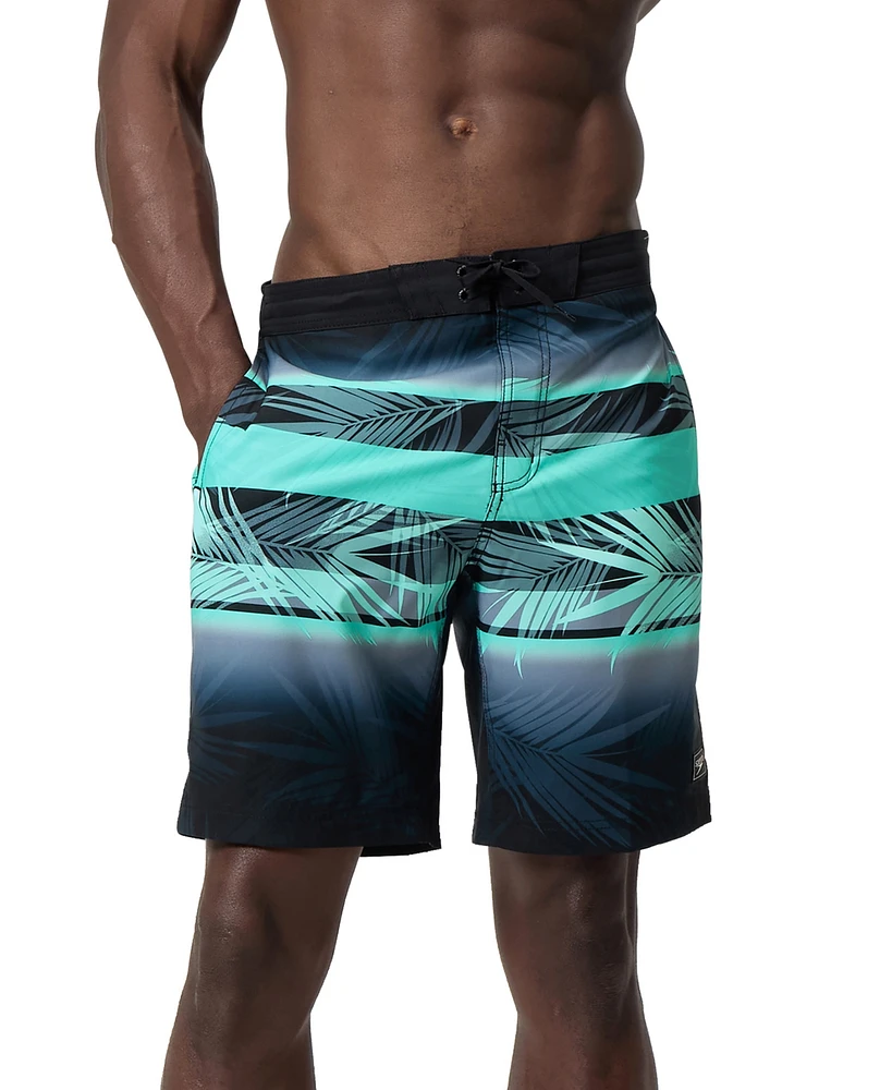 Speedo Men's Bondi Basin Palm Print Drawstring 9" Boardshorts