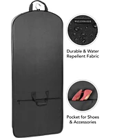 60" Premium Tri-Fold Travel Garment Bag with Pocket
