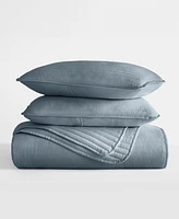 ienjoy Home Stripe Stitch -Pc. Quilt Set