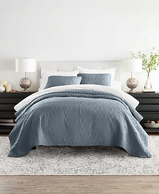 ienjoy Home Floral Stitch 2-Pc. Quilt Set, Twin/Twin Xl