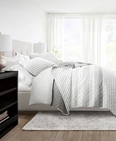 ienjoy Home Summer Stripes Reversible -Pc. Quilt Set