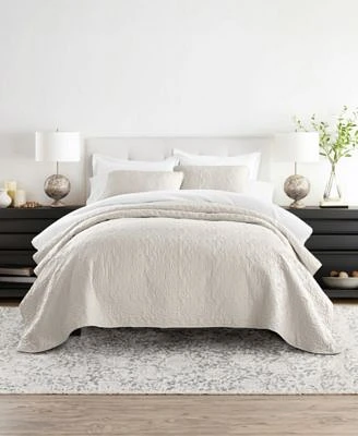 Ienjoy Home Floral Stitch Quilt Sets