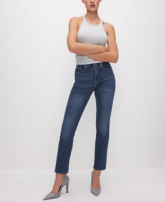 Good American Women's Legs Straight Jeans