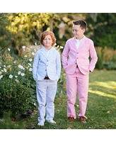 Hope & Henry Little Boys Organic Classic Seersucker Suit Jacket