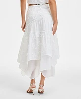 Guess Women's Layered Floral Zurey Maxi Skirt