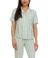 Flora by Nikrooz Women's Annie Printed Capri Pajama Set