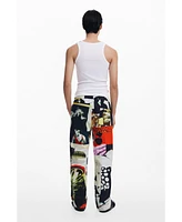 Desigual Men's Trousers designed by Mr. Christian Lacroix