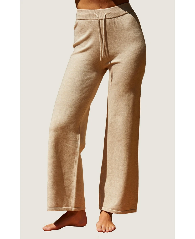 Crescent Women's Jaqui Lounge Sweater Knit Pants