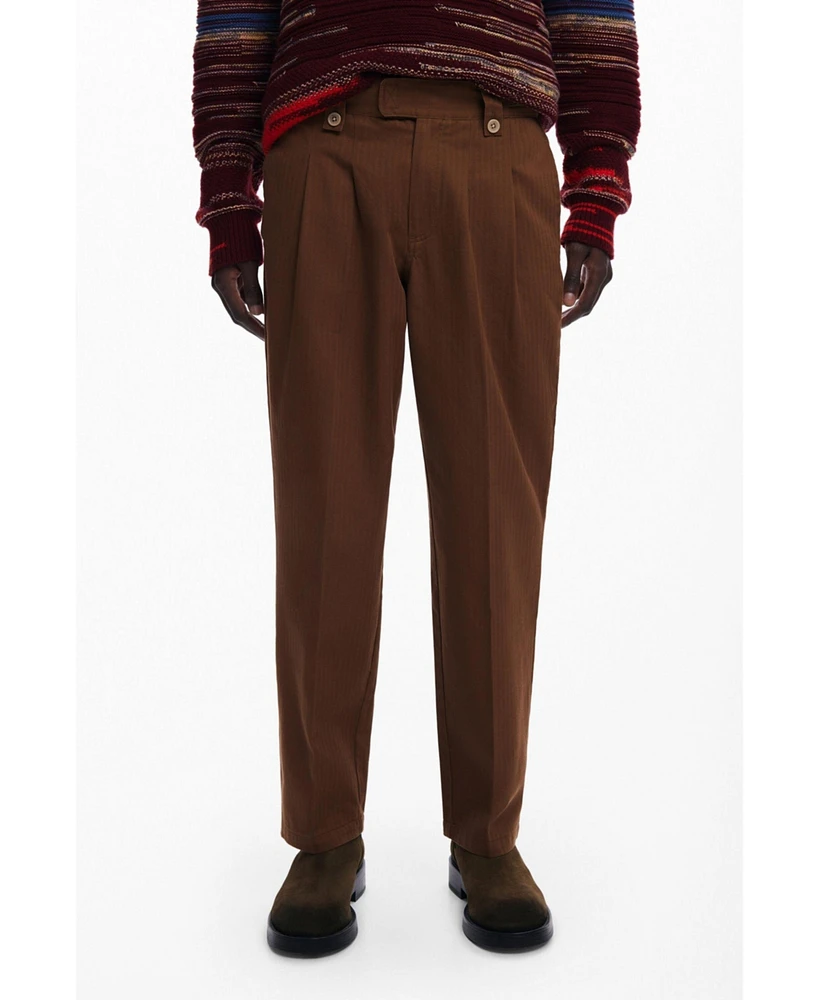 Desigual Men's Pleated trousers