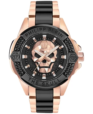 Philipp Plein Men's The Skull Two-Tone Bracelet Watch 44mm