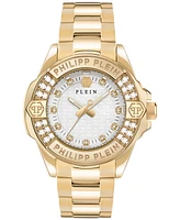 Philipp Plein Women's Majesty Gold Ion Plated Bracelet Watch 38mm