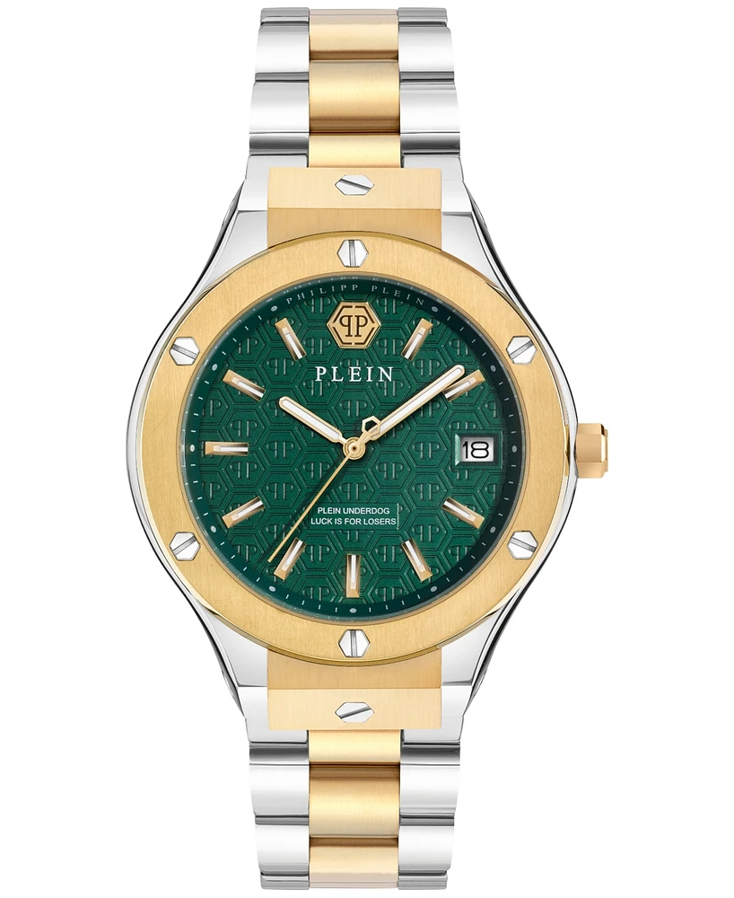 Philipp Plein Men's Underdog Two-Tone Stainless Steel Bracelet Watch 44mm