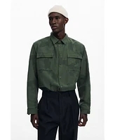 Desigual Men's Pleated trousers with contrasts