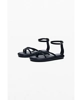 Desigual Women's Ankle strap flat sandal