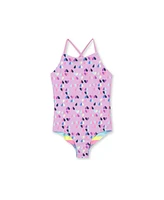 Lands' End Girls Chlorine Resistant Reversible One Piece Swimsuit