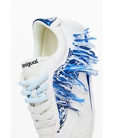 Desigual Women's Frayed fabric sneakers