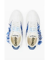 Desigual Women's Frayed fabric sneakers