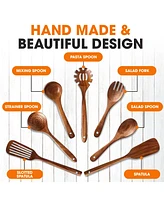 Cheer Collection Piece Wooden Spatula Set