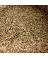 Tiana Seagrass Round Decorative Baskets Set of 2