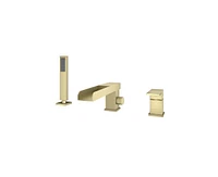 Casainc Deck Mounted Bathroom Tub Faucet Trim with Handshower