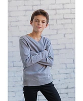 Cozeeme Toddler Boys V-neck Long Sleeve Sweater