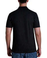 Karl Lagerfeld Paris Men's Stripe Polo Shirt