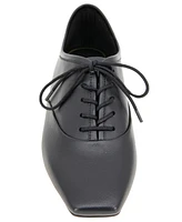 Kenneth Cole New York Women's Justice Square Toe Lace Up Flats