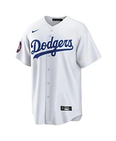 Nike Men's Yoshinobu Yamamoto White Los Angeles Dodgers 2025 Mlb World Tour: Tokyo Series Home Kanji Replica Player Jersey