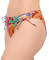 Salt + Cove Juniors' Printed Side-Tie Bikini Bottoms, Exclusively at Macy's