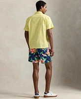 Polo Ralph Lauren Mens Striped Cotton Jersey T Shirt Swim Trunks Lace Up Sneakers